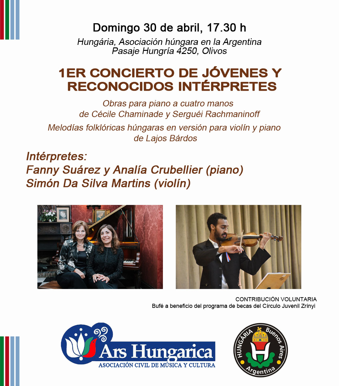 1er Concierto de jóvenes y reconocidos intérpretes 30 de abril 2023 📰 ...
